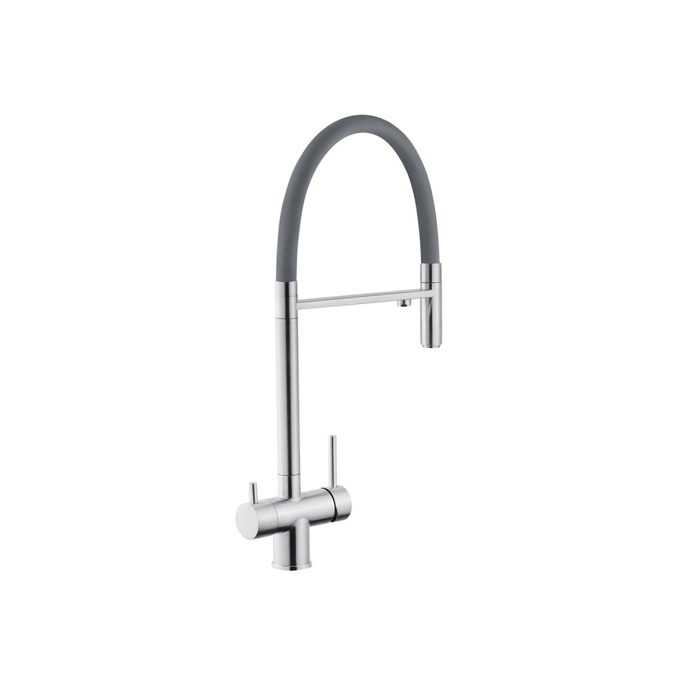 Змішувач для кухні з підключенням до фільтра Kroner KRP Edelstahl Klassisch - ESG03815GRA
