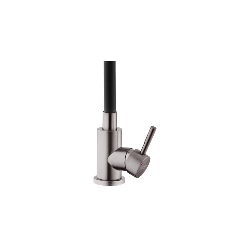 Змішувач для кухні Kroner KRP Edelstahl Klassisch - PVD035BLK