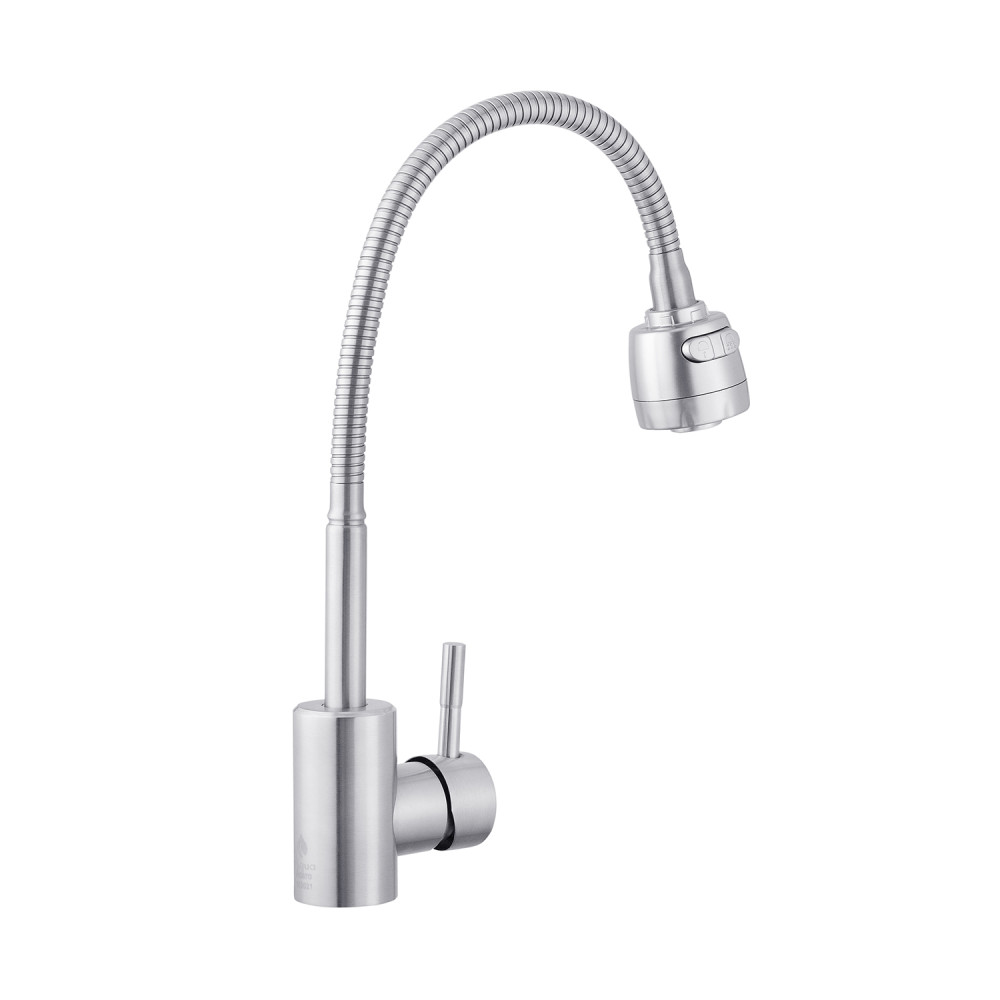 Змішувач для кухні з гнучким виливом Agua Acero - INOX035-2