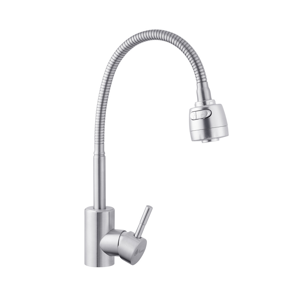 Змішувач для кухні з гнучким виливом Agua Acero - INOX035-2