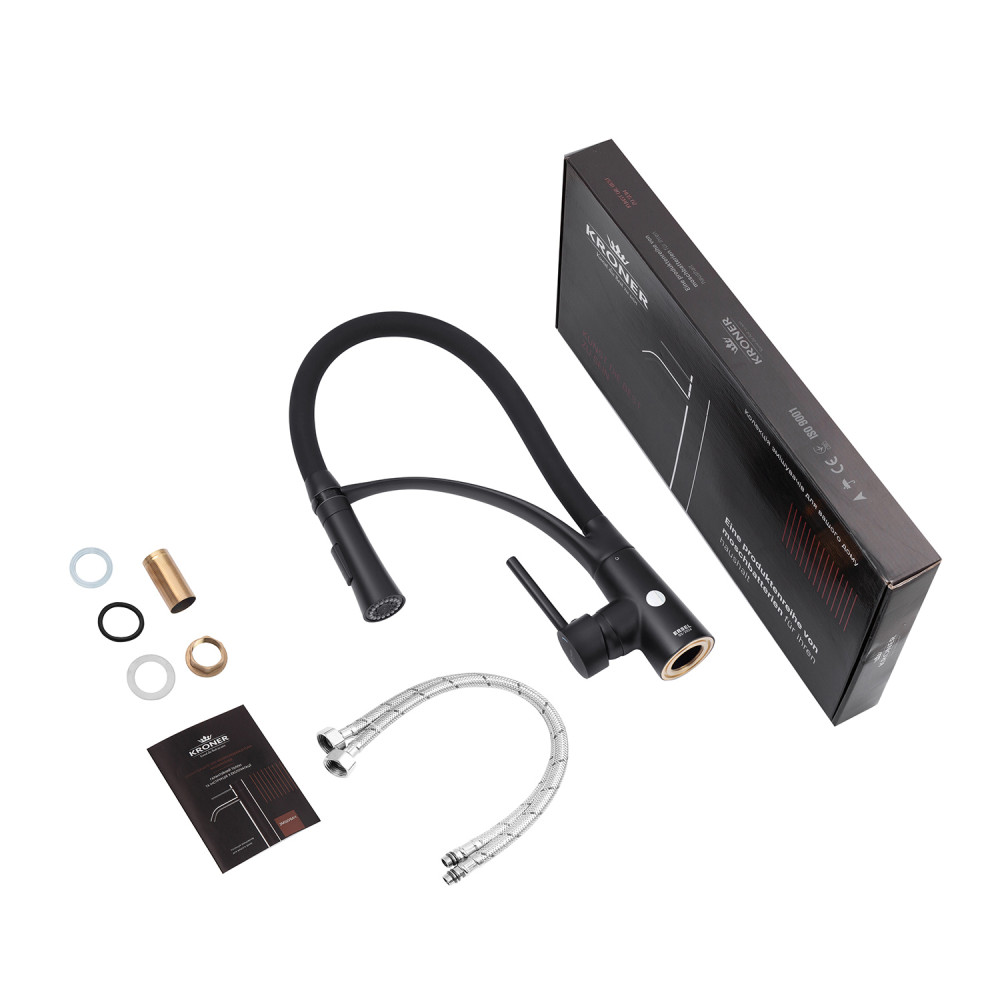 Змішувач для кухні Kroner KRP Ersel - SCH03393BLK