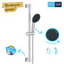 Змішувач для ванни Grohe Grohtherm 800 34567000 з душовим гарнітуром 27948001 (34567001)