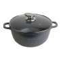 Каструля антипригарна Kamille - 240 мм x 4,5 л граніт